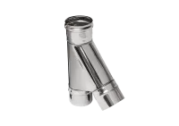 тройник феррум угол 135°, нержавеющий (430/0,8мм), ф180, по воде