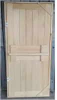 дверь деревянная, глухая, липа, 2 петли 175*75 см, банный перец