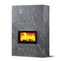 печь-камин tulikivi saramo trio grafia 1800 мм 