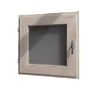 форточка для бани деревянная 0,8х0,6 м с фурнитурой вертикальная, банный перец