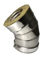 колено craft утепленное угол 135° нержавеющее (316/0,8/304/0,5мм) ф250/350 по воде