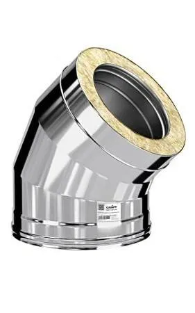 колено craft угол 135°, нержавеющее (316/0,8мм), ф120