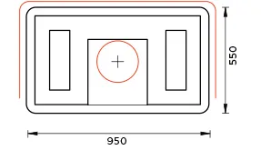 печь-камин tulikivi lampo grafia 1545 мм 