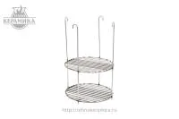этажерка для тандыра 2-х ярусная d 22 см тхк