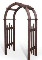 арка-пергола №2 220см массив сосны старение, палисандр, ирб