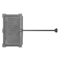 задвижка чугунная печная зв-2а 505*314*33 мм рубцовск