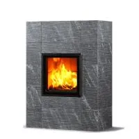 печь-камин tulikivi raita trio grafia 1500 мм 
