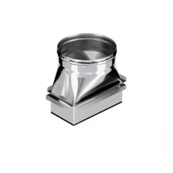 переход craft нержавеющий (304/0,5 мм) c кирпичной кладки 125х250мм на ф200 