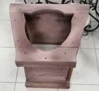 стульчак для дачного туалета деревянный, банный перец