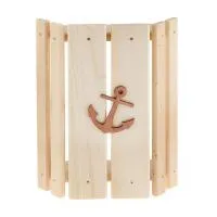 абажур угловой якорь, липа, промо