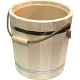 ведро "емеля" 20л, с пластмассовой вставкой, банный эксперт