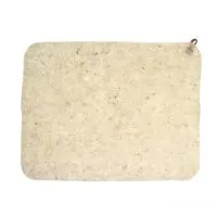 коврик для бани и сауны белый  40х50 см добропаровъ