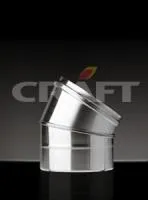 колено утепленное профи craft угол 30° нержавеющее (316/0,5мм/304/0,5мм) ф350/450