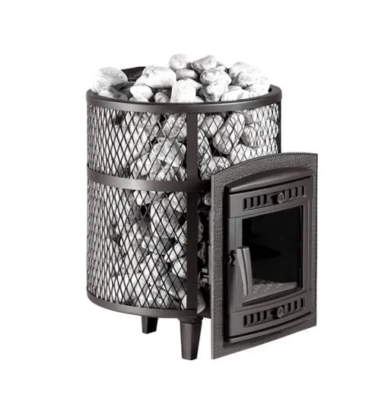 печь для бани прометалл атмосфера m с ктт (тоннелем) сетка нерж. со стеклом