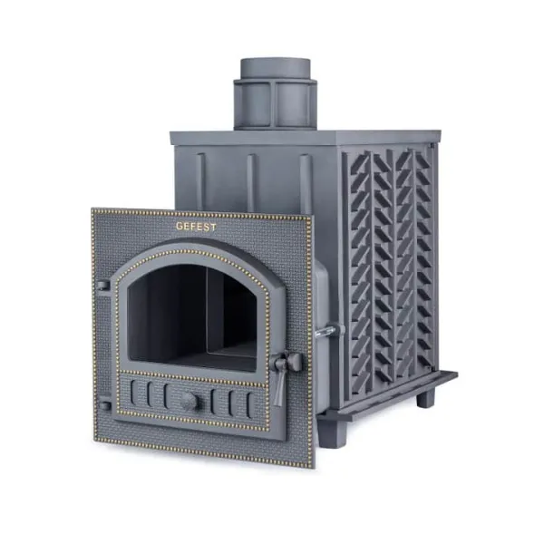 печь для бани gfs 40м зк под облицовку (короб/дверца для пара)
