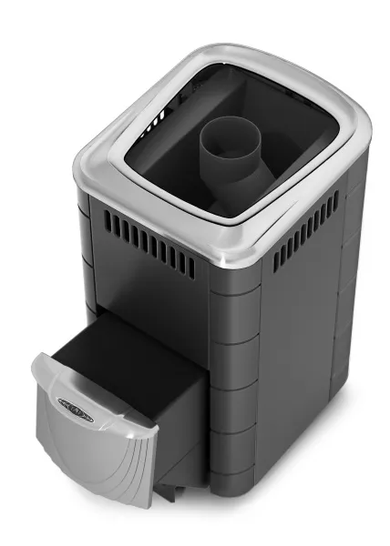 печь для бани тмф тунгуска 2017 inox нер. дверца т/обменник антрацит